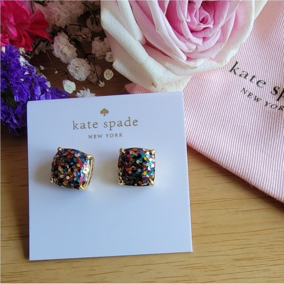 KATE SPADE Multicolor Stud earrings, New With Tags, Dust Bag, And Gift Box - Picture 2 of 8